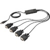 DIGITUS USB 2.0 to 4xRS232 kaabel USB to Serial Adapter, 1,5m