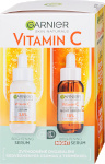 Garnier komplekt Skin Naturals Vitamin C Brightening Super Serum 30ml + Skin Naturals Vitamin C Brightening Night Serum 30ml, naistele