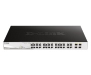 D-Link switch DGS-1210-28MP/E 28-port Gigabit Ethernet PoE managed network connection