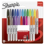 Sharpie markerid 1x24 Permanent Marker F 24 colours