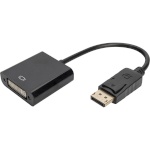 DIGITUS DisplayPort - DVI Adapt/ Converter, DP-DVI, 15cm, must