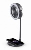 Gembird lauaventilaator WPC10-LEDFAN-01, must