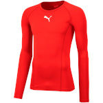 Puma T-särk meestele Liga Baselayer Tee LS punane 655920 01 suurus XL