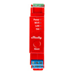 Shelly nutilüliti  Pro 1PM DIN Rail Smart Switch with power metering, 1 channel