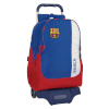 F.C. Barcelona ratastega koolikott sinine kastanpruun 32x44x16cm