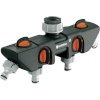 Gardena voolikuotsik 4-Way Distributor, must/hall