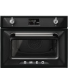 SMEG kompakt mikro-kombiahi SO4902M1N Victoria, aurupuhastus, 40L, must