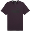 Puma T-särk meestele Essential Logo Tee tume Fiolet 586667 18 suurus S