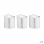 Gift Decor Küünla Komplekt LED Hõbedane 3,7x3,7x5cm (12tk)