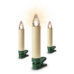 Krinner jõulutuled Superlight Bavaria Mini Flame Set of 12 Ivory, soevalge