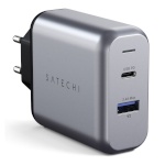 Satechi laadija 30W Dual Port Wall Charger space gray