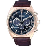 Citizen meeste kell METROPOLITAN CRONO - ECO DRIVE must (Ø 43 mm)