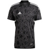 Adidas Teamwear T-särk meestele Condivo 22 Goalkeeper Jersey Short Sleeve must HB1619 suurus XXL