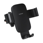 Baseus autohoidja Gravity Car Mount Metal Age 3 ventilaatorile must