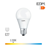 EDM LED pirn F 17 W E27 1800 Lm Ø 6,5x12,5cm (3200 K)