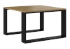 Top E Shop diivanilaud MODERN MINI table 67x67x40cm Artisan Oak/must