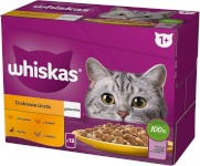 Whiskas kassitoit Sachet Jelly Poultry, Duck, Turkey, Chicken, 12x85g