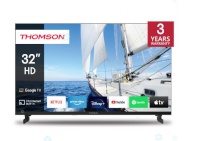 THOMSON televiisor 32" Smart HD 1366x768 Wireless Lan Bluetooth google Tv must 32hg2s14