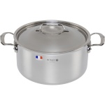 De Buyer pott Affinity Saucepot Stainless Steel with lid 28cm