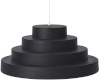 Studio Eero Aarnio ripplaelamp Cake Pendant Lamp, E27, must