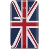 SMEG minibaar FAB5RDUJ5, 50-ndate stiil, 73 cm, 40 dB, elektrooniline juhtimine, 34 l, Union Jack