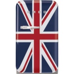 SMEG minibaar FAB5RDUJ5, 50-ndate stiil, 73 cm, 40 dB, elektrooniline juhtimine, 34 l, Union Jack