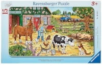 Ravensburger pusle Puzzle Happy Farm Life 15-osaline 060351