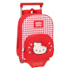 Hello Kitty ratastega koolikott Spring punane 26x34x11cm