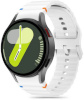 Tech-Protect kellarihm Silicone Sport Samsung Galaxy Watch4/5/5 Pro/6/7/FE, valge