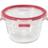 Emsa Clip&Close Glass Food Container 900 ml punane