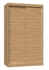 Top E Shop riidekapp IGA 120 ART C KPL bedroom wardrobe/closet 7 shelves 2 doors Oak