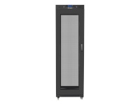 Lanberg serverikapp Installation Cabinet Rack 19 42U 600x800 must, perforated lcd Door (flat pack)