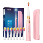 FairyWill hambahari + otsikud  FW-508 Sonic Toothbrush + Case, roosa