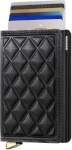 Secrid kaarditasku Emboss Lines Diamond Black Slimwallet, must