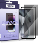 FoneKiti kaitseklaas Privacy+ Full Cover, Galaxy A55, must