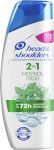 Head & Shoulders šampoon Menthol Fresh 225ml, unisex