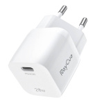 Raycue USB-C PD 20W EU network Charger valge