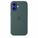 Apple kaitsekest Silicone case with MagSafe for iPhone 16 - lake Green