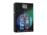 Dove komplekt Men + Care Shower Gel Clean Comfort 250ml + Antiperspirant Men Care Clean Comfort 72H 150ml, meestele