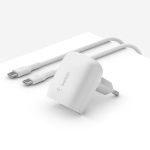 Belkin laadija BOOST Charge 20W Charger valge+ USB-C Cab.WCA006vf1MWH-B6