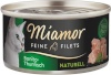 Miamor kassitoit Feine Filets Naturell Skipjack Tuna, 80g