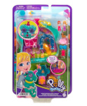 Mattel mängufiguuri komplekt Polly Pocket - Doggy Birthday Bash Compact