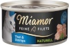 Miamor kassitoit Feine Filets Naturell Tuna with Shrimps, 80g