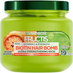 Garnier juuksemask Fructis Vitamin & Strength Biotin Hair Bomb 320ml, naistele