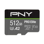 Pny mälukaart MicroSDXC Elite 512GB P-SDUX512U3100PRO-GE