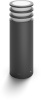 Philips välisvalgusti Lucca HUE Outdoor White Smart Pole Light, Low (40cm), antratsiit, 9.5W