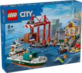 LEGO klotsid 60422 City Hafen mit Frachtschiff