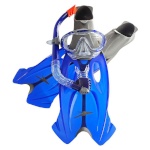 Speedo snorgeldamise komplekt Glide Snorkel Fins+Mask+Tube - suurus 39/40