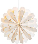 Markslöjd ripplaelamp Marigold, E14, 45cm, valge