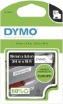 Dymo etiketiprinteri etiketid D1 19 mm x 5,5 m, must valgel taustal